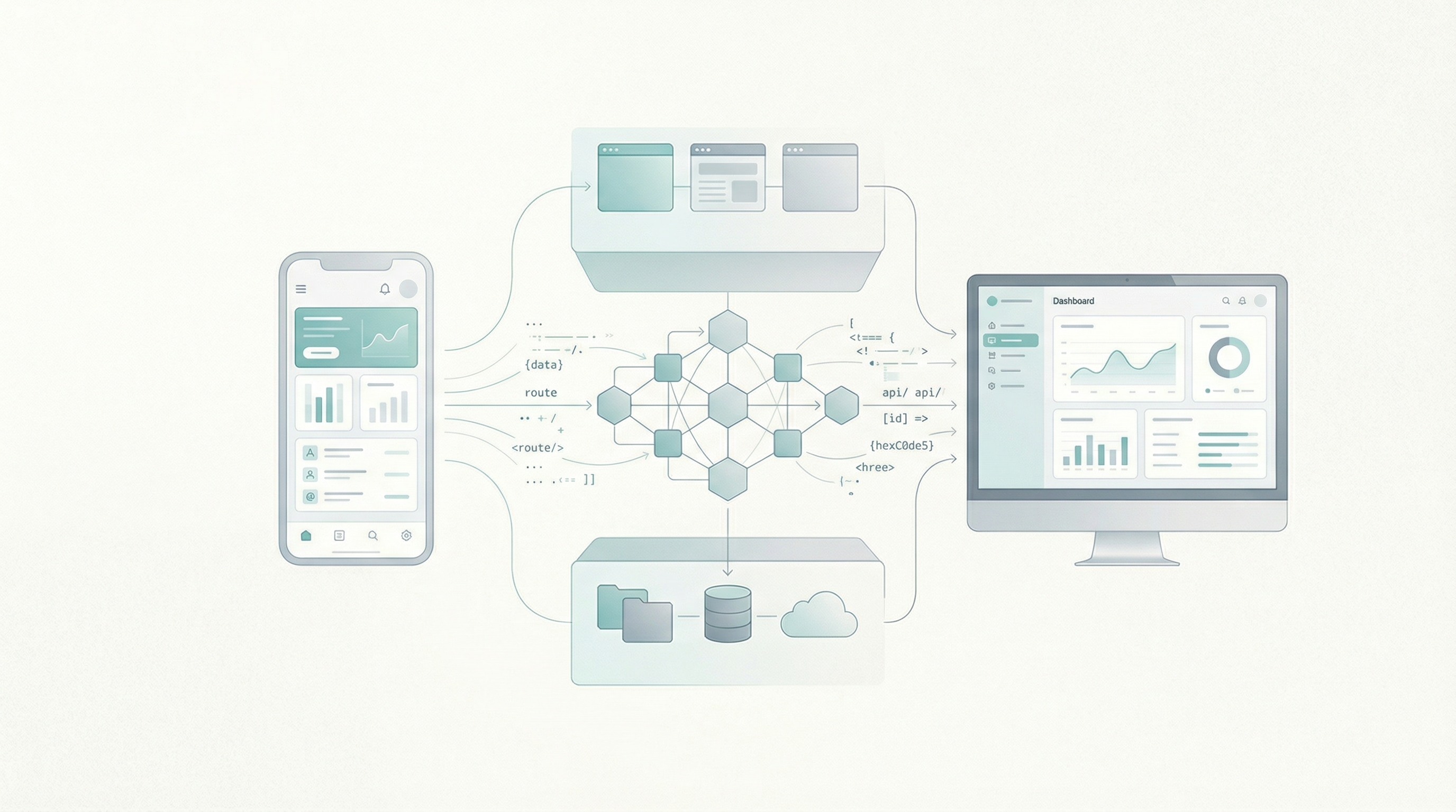 Noeticora custom app development — application interface showcasing clean architecture